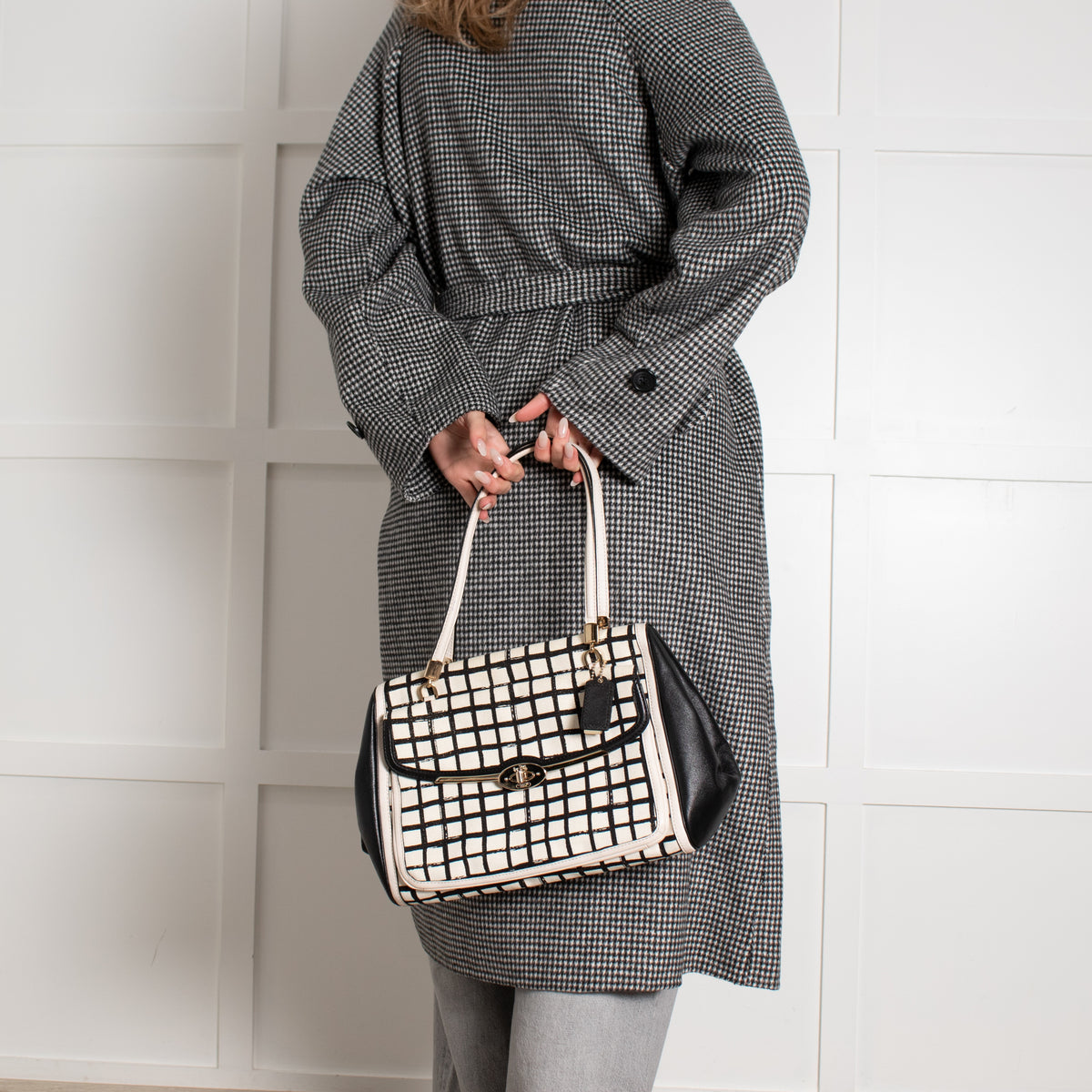 Madison Graphic Print Madeline Satchel Bag - Image 2