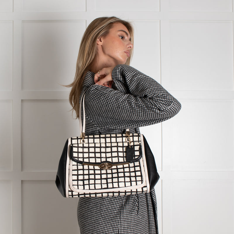 Madison Graphic Print Madeline Satchel Bag - Image 3