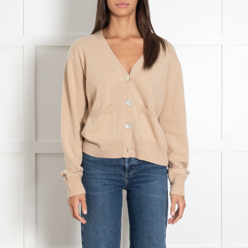 Colorush Beige Cashmere Cardigan - Image 2