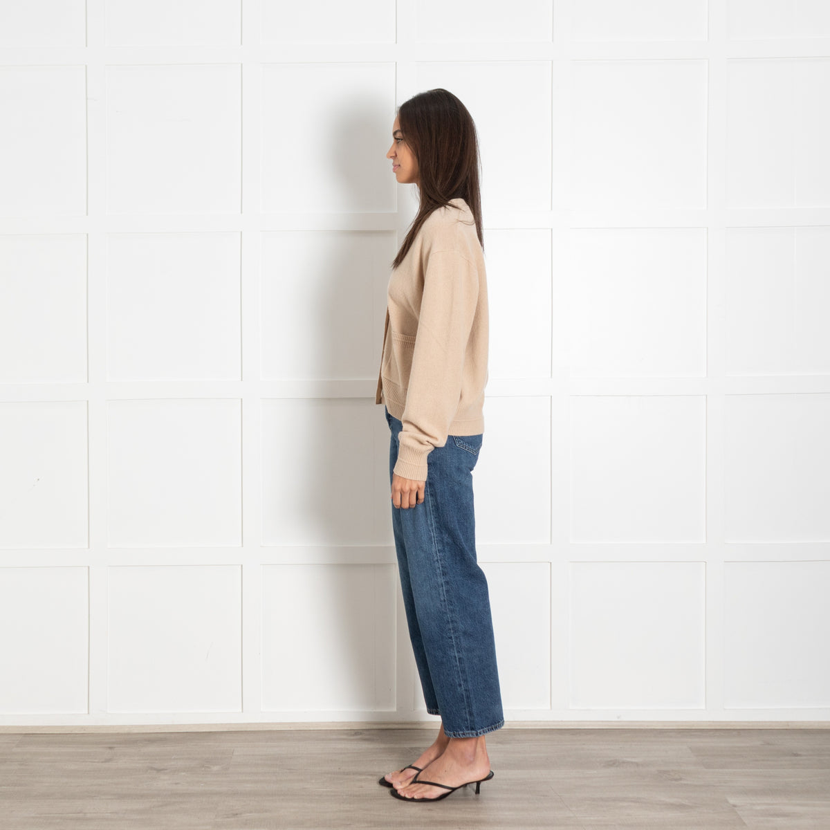 Colorush Beige Cashmere Cardigan - Image 4