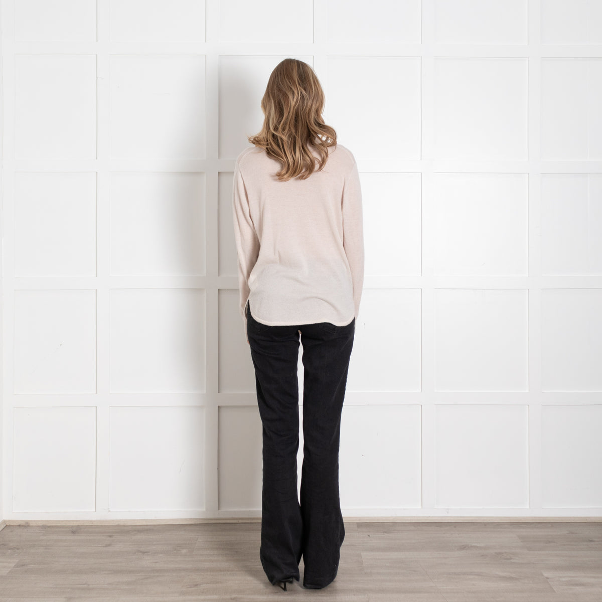 Equipment Beige Collared Button Cashmere Cardigan - Image 5