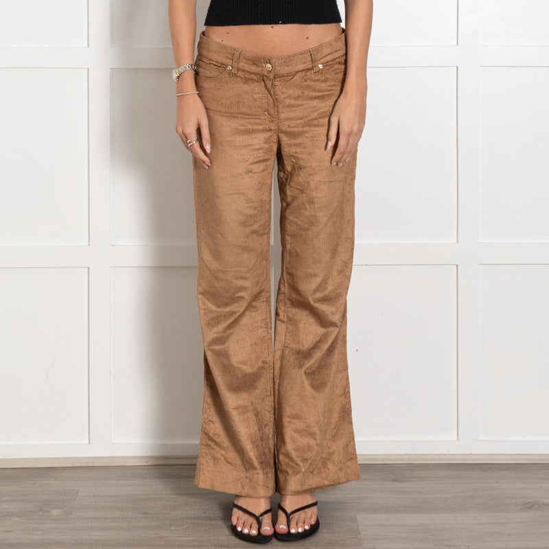 Escada Tan Corduroy 5-Pocket Jeans-Style Trousers - Image 2