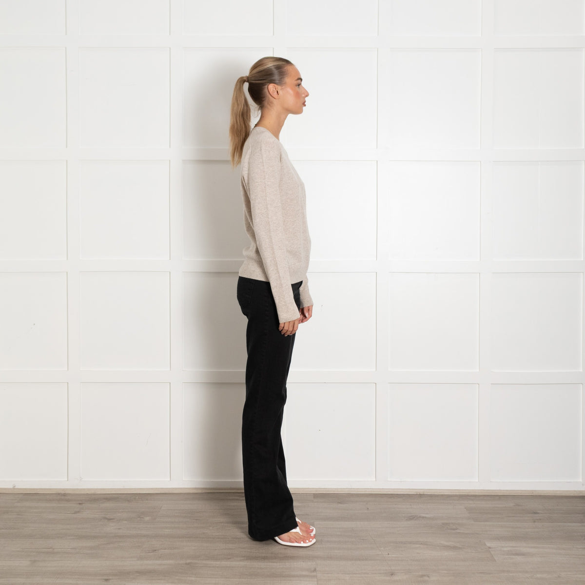 Everlane Brown Fleck Cashmere Jumper - Image 6