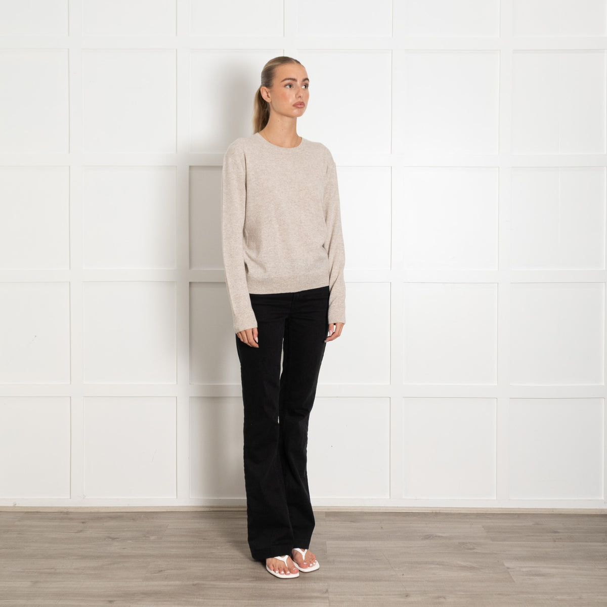 Everlane Brown Fleck Cashmere Jumper - Image 7