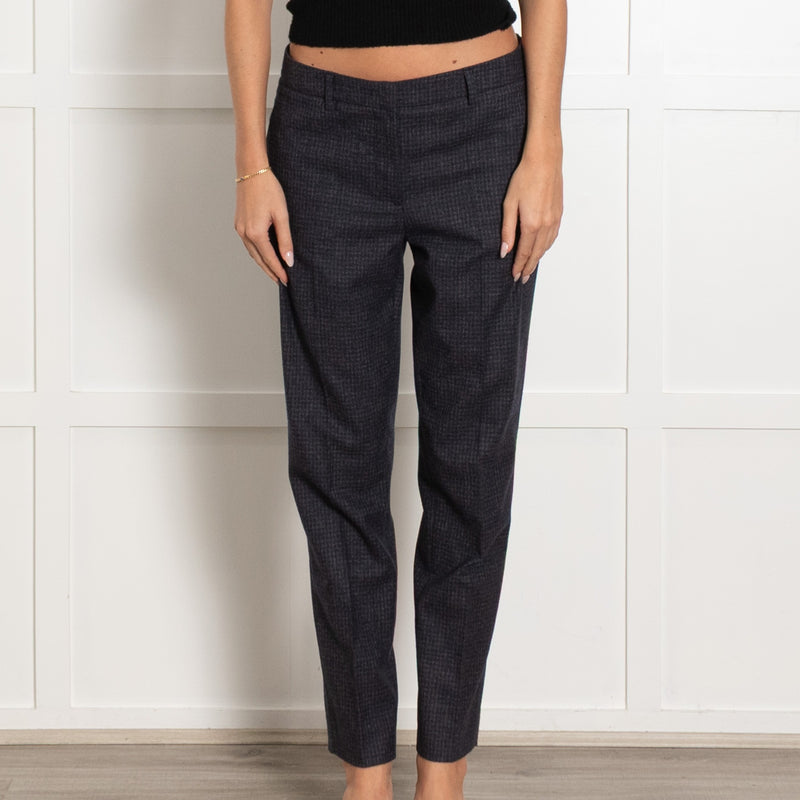 Fabiana Filippi Blue & Grey Wool Trousers - Image 1