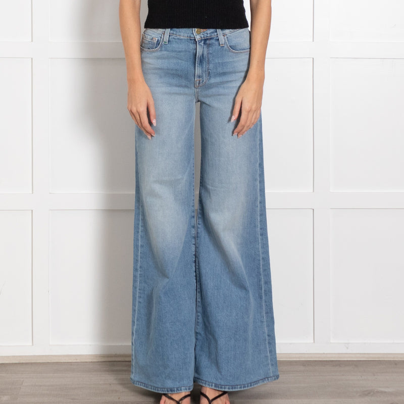 FRAME Pale Blue Denim Le Palazzo Jeans - Image 2