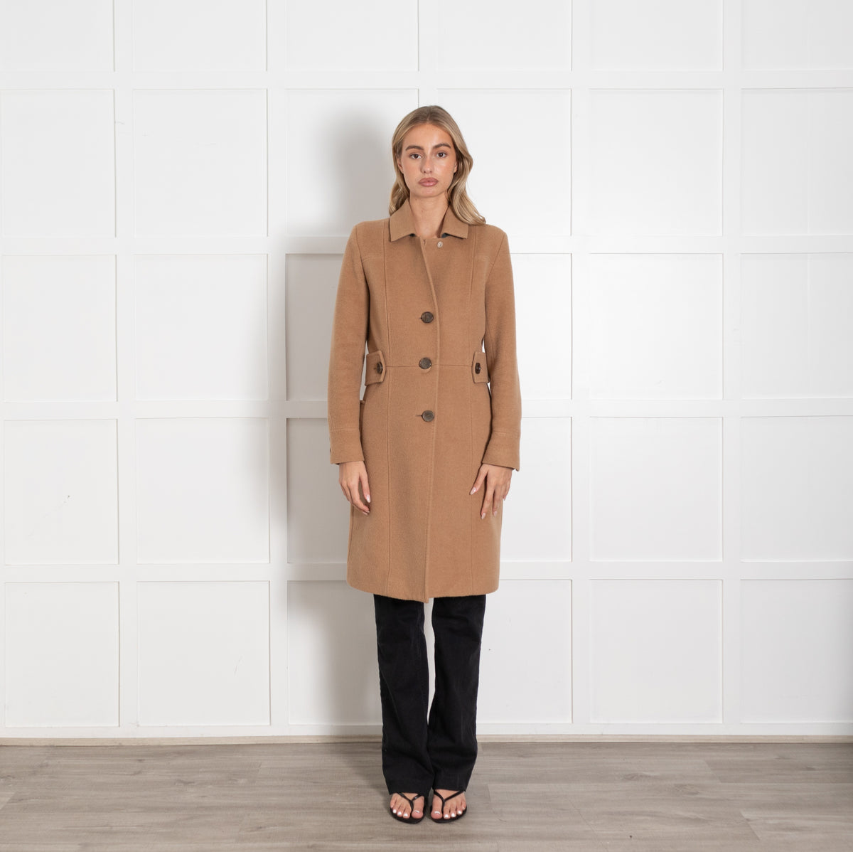 Freda Camel Long Coat - Image 1