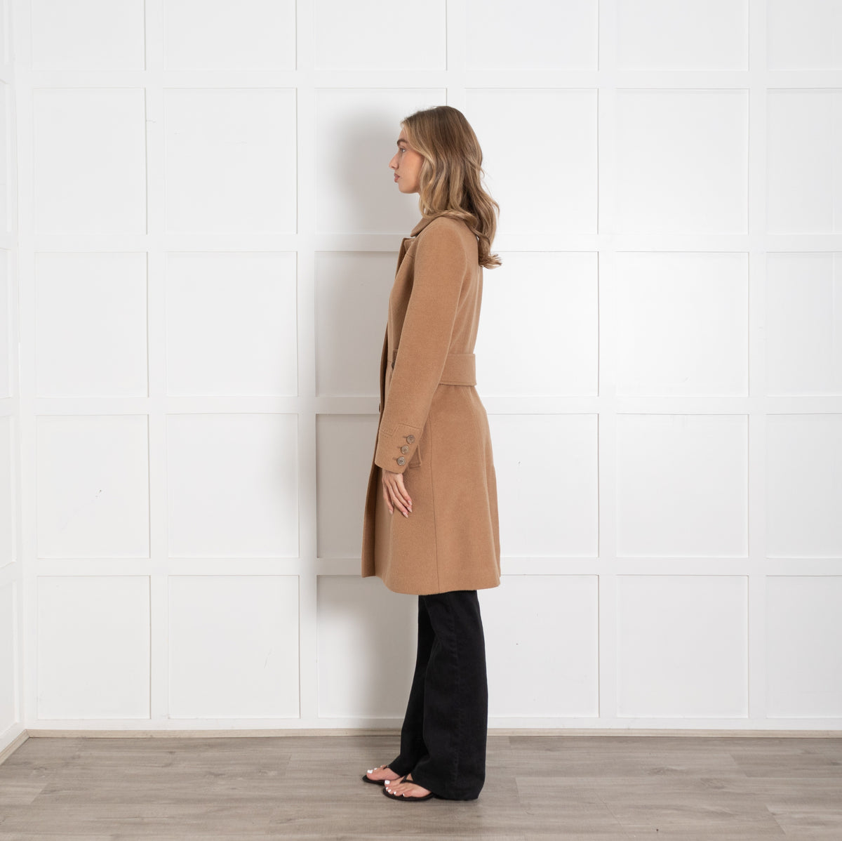 Freda Camel Long Coat - Image 4