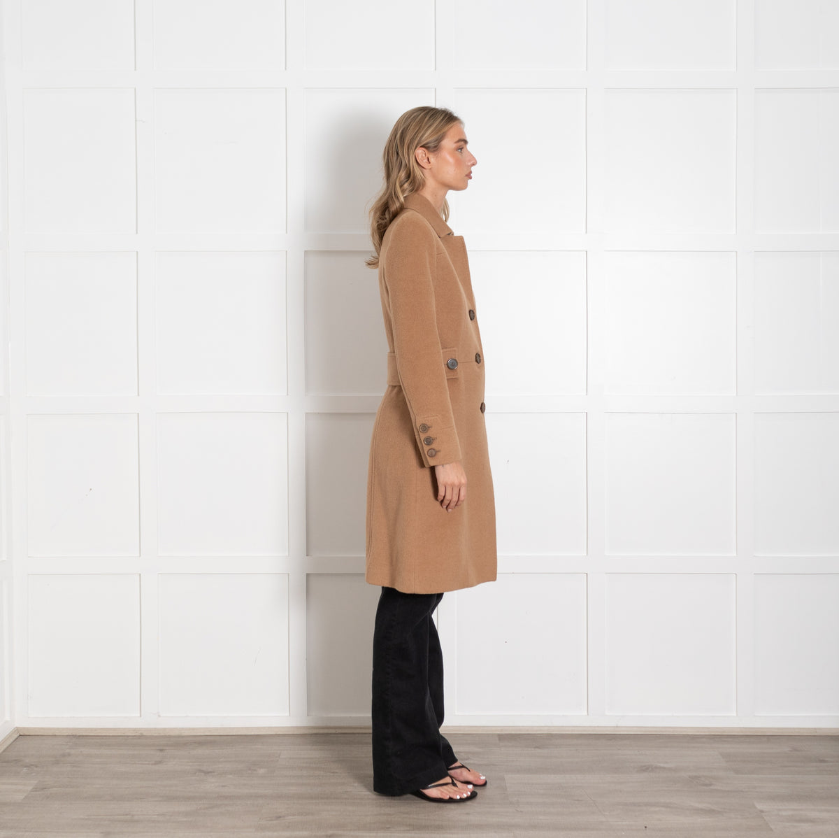 Freda Camel Long Coat - Image 6