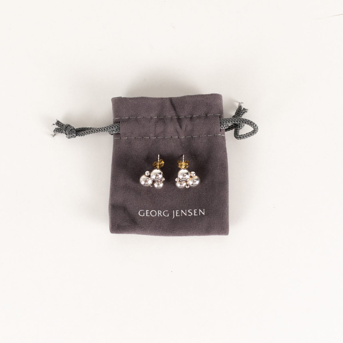 Georg Jensen Moonlight Grapes Sterling Silver Earrings - Image 1
