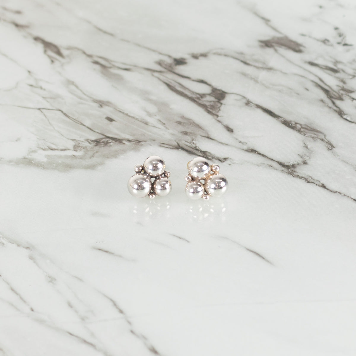 Georg Jensen Moonlight Grapes Sterling Silver Earrings - Image 2