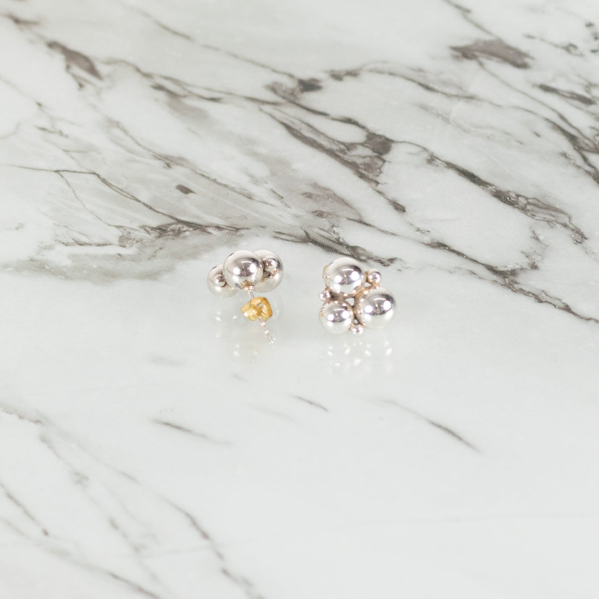 Georg Jensen Moonlight Grapes Sterling Silver Earrings - Image 3