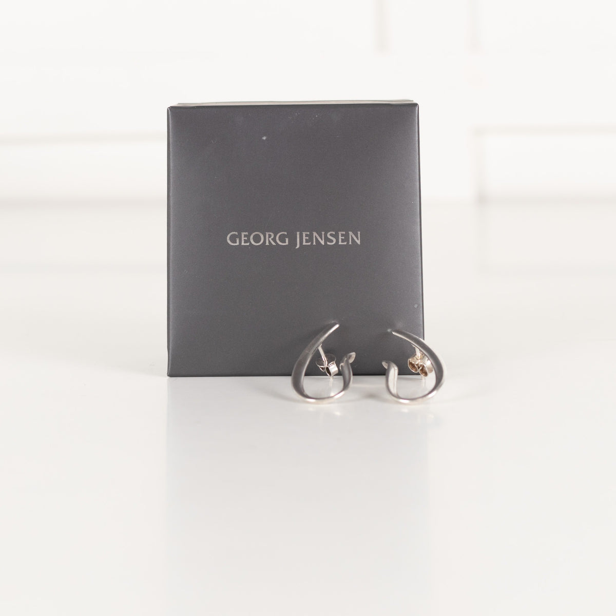 Georg Jensen x Regitze Overgaard Silver Infinity Silver Earrings - Image 1