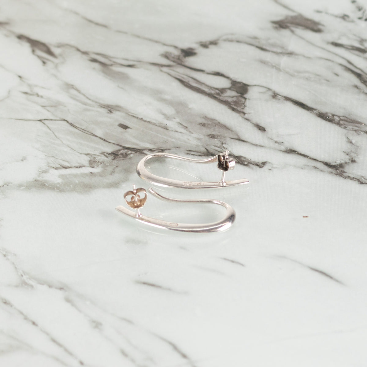 Georg Jensen x Regitze Overgaard Silver Infinity Silver Earrings - Image 4