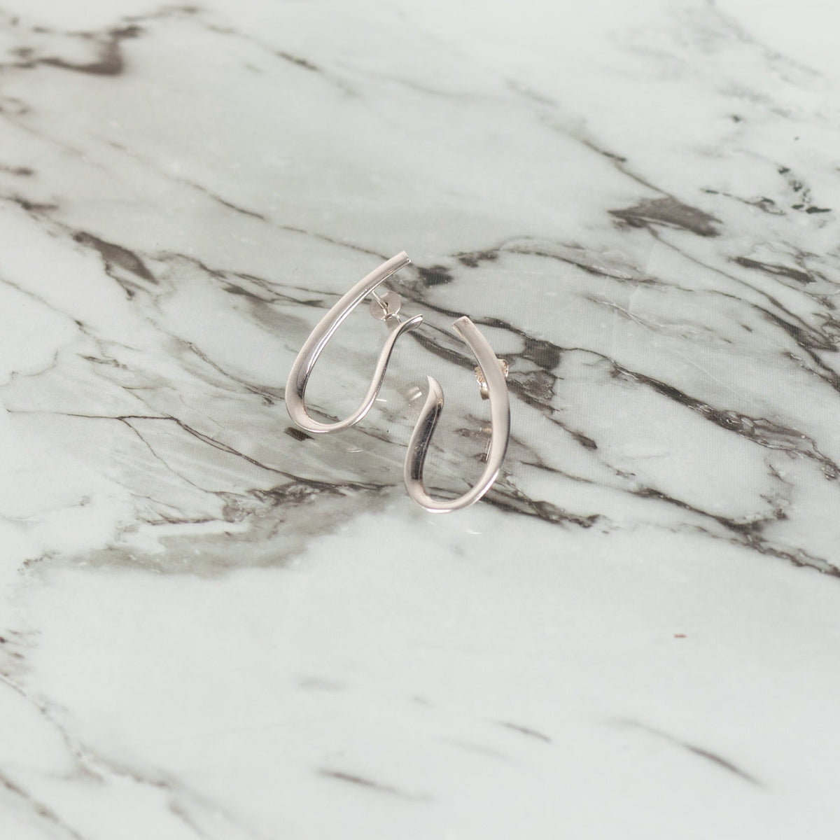 Georg Jensen x Regitze Overgaard Silver Infinity Silver Earrings - Image 3