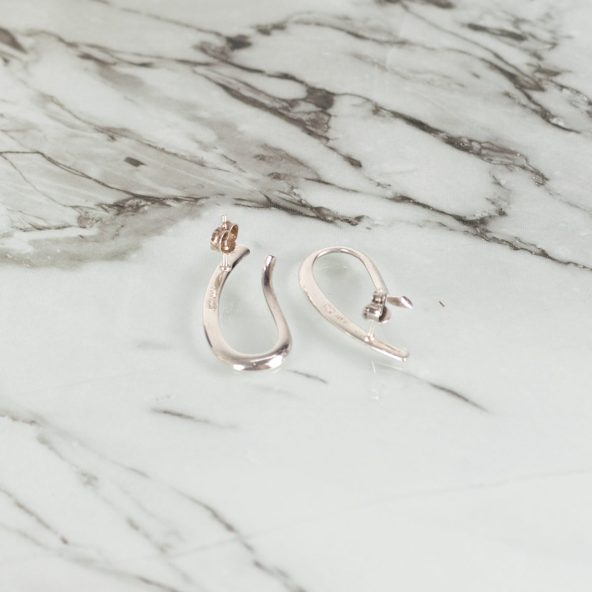 Georg Jensen x Regitze Overgaard Silver Infinity Silver Earrings - Image 5