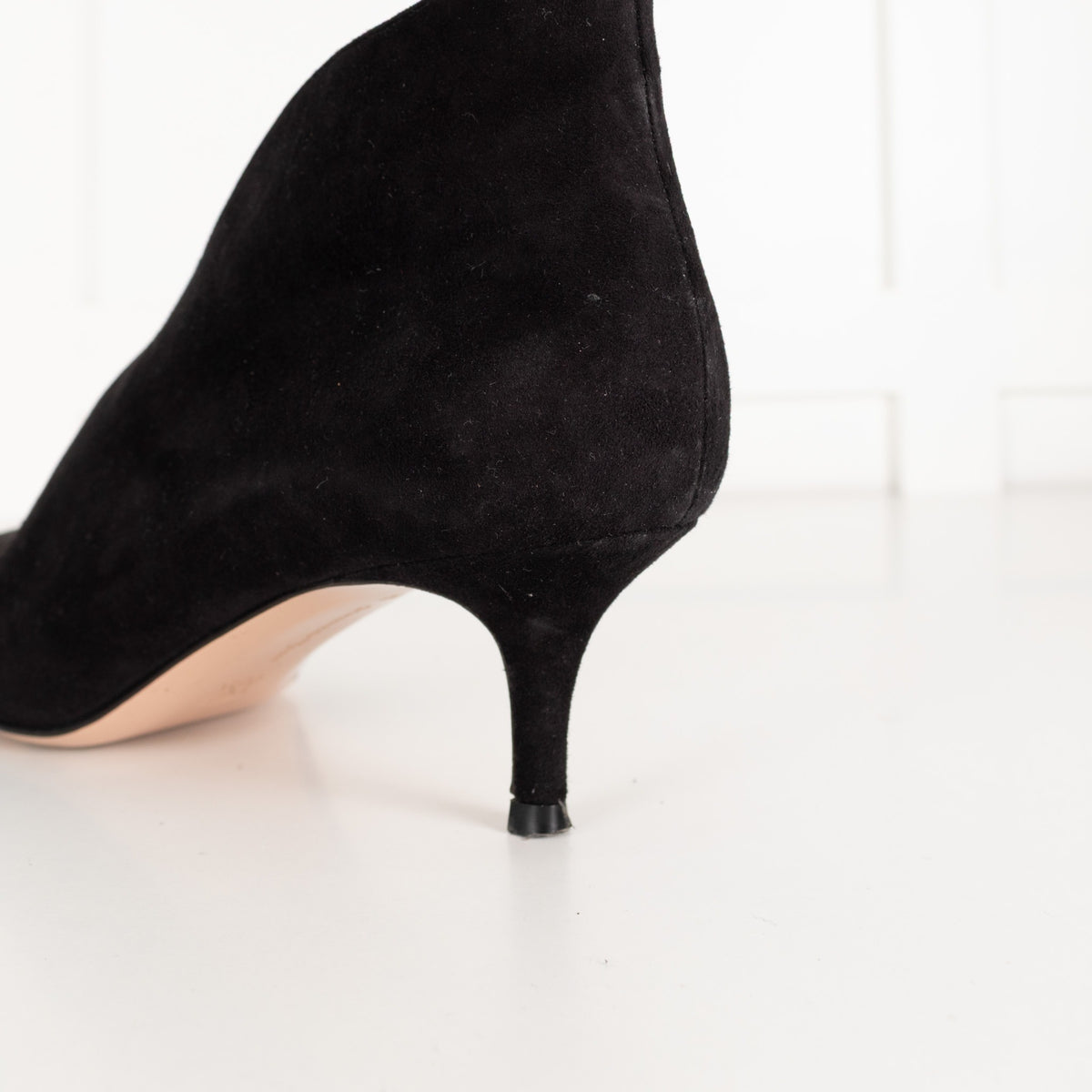 Gianvito Rossi Black Suede Shoe Boots - Image 10