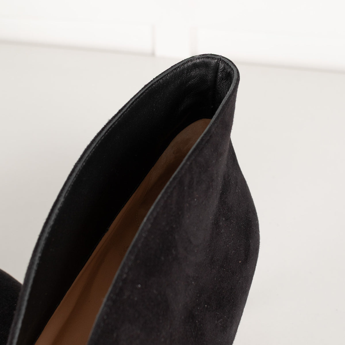 Gianvito Rossi Black Suede Shoe Boots - Image 11