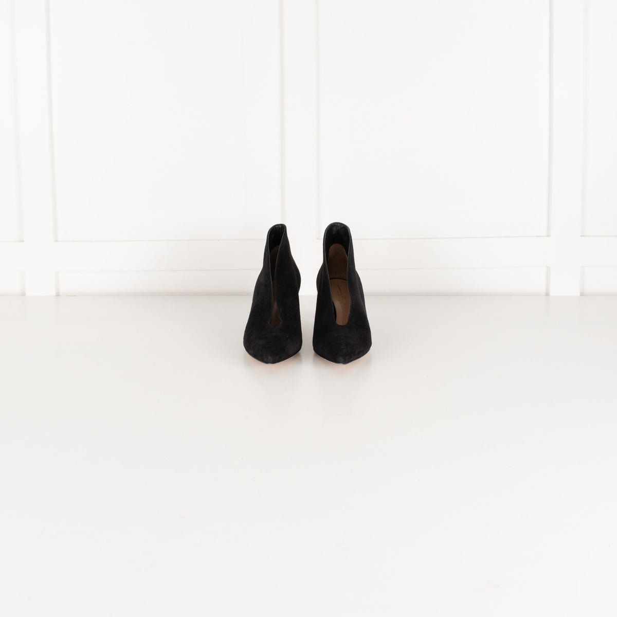 Gianvito Rossi Black Suede Shoe Boots - Image 2