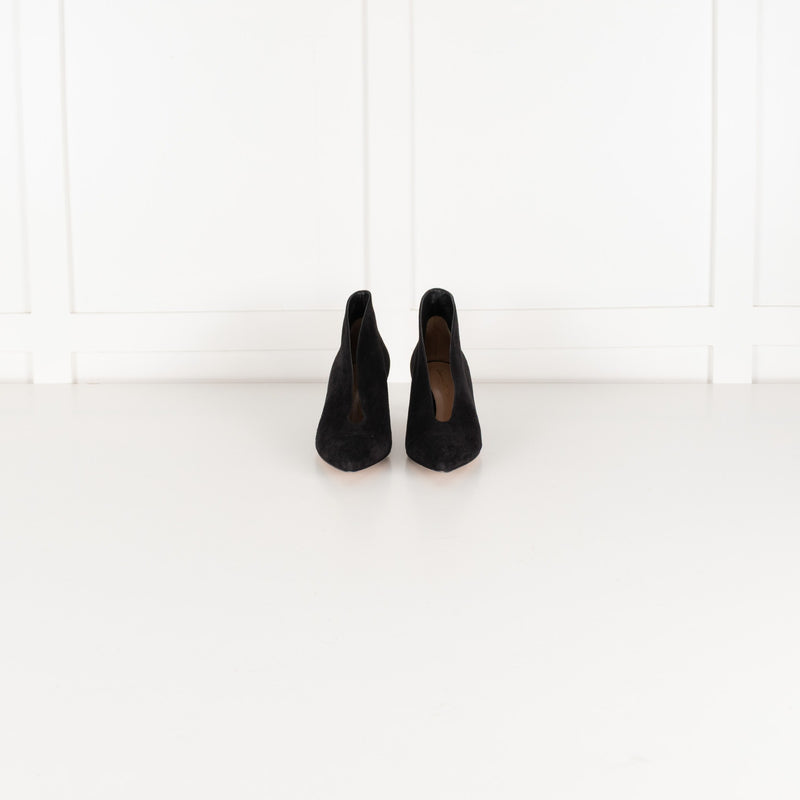 Gianvito Rossi Black Suede Shoe Boots - Image 2