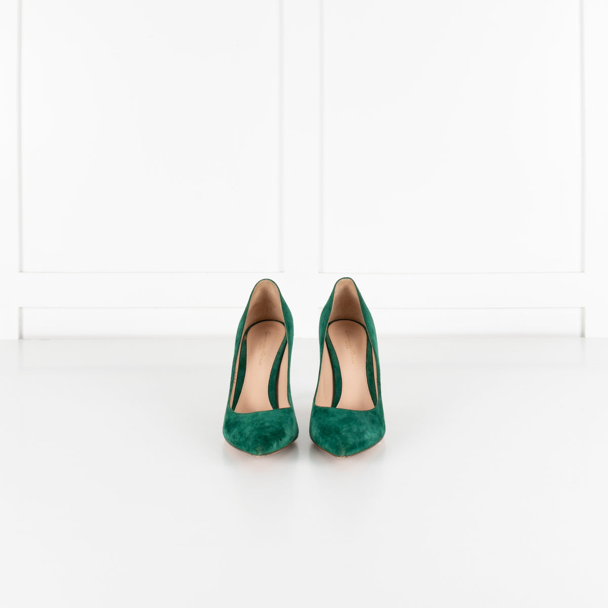 Gianvito Rossi Green Suede High Heels - Image 1
