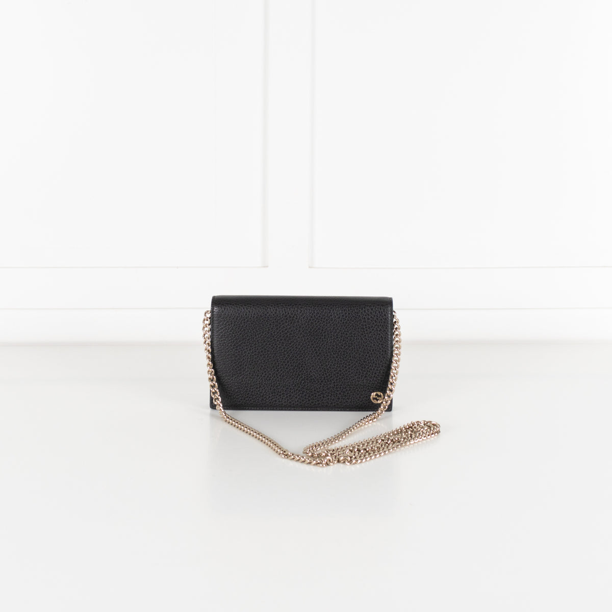 Gucci Black Betty Leather Wallet On Chain - Image 1