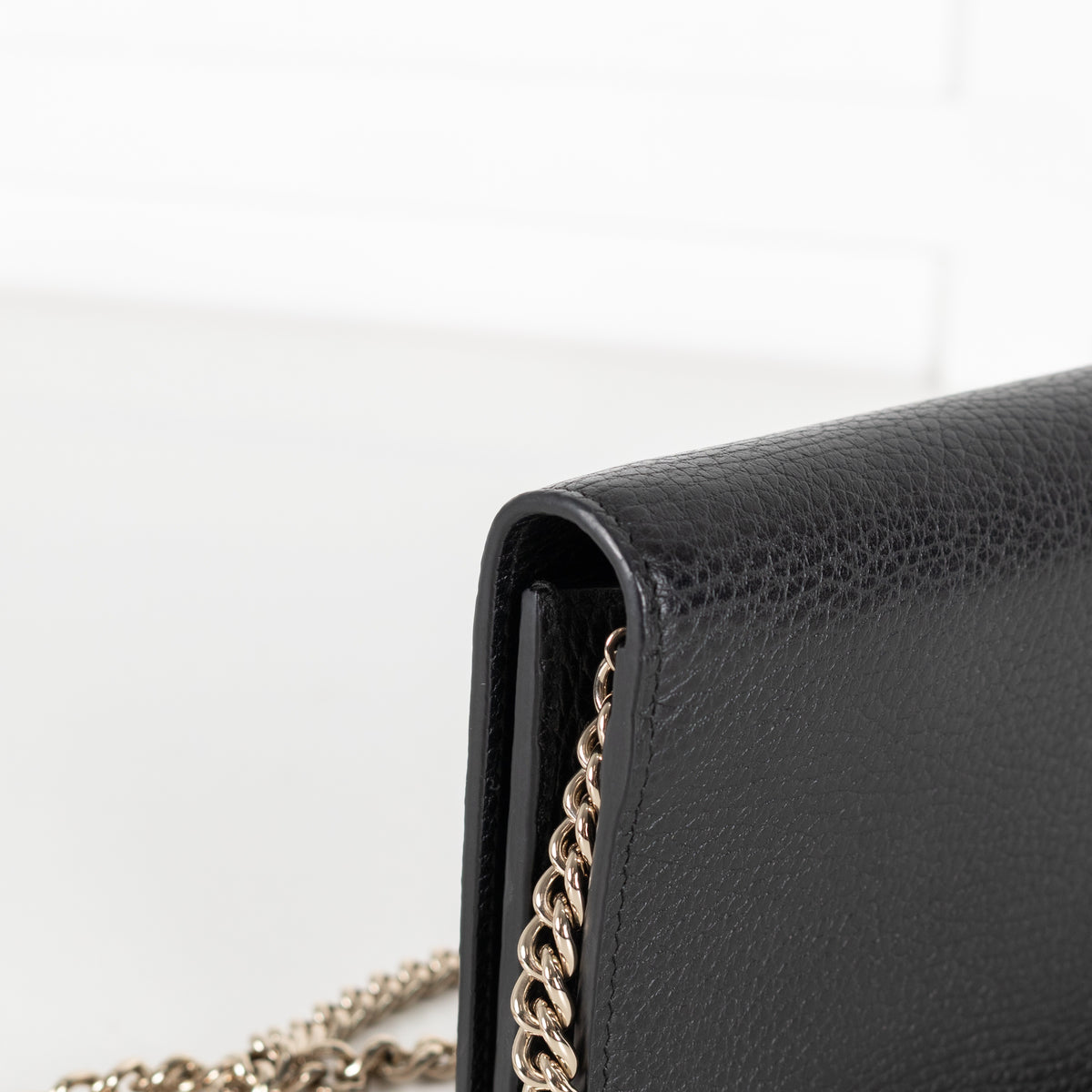 Gucci Black Betty Leather Wallet On Chain - Image 12