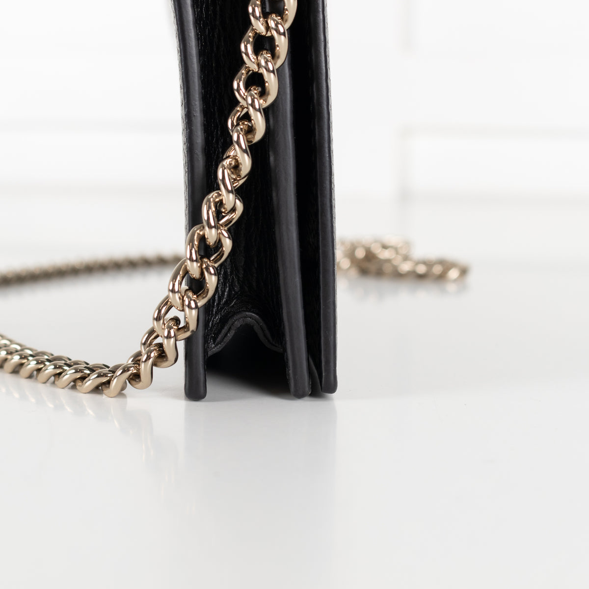 Gucci Black Betty Leather Wallet On Chain - Image 13