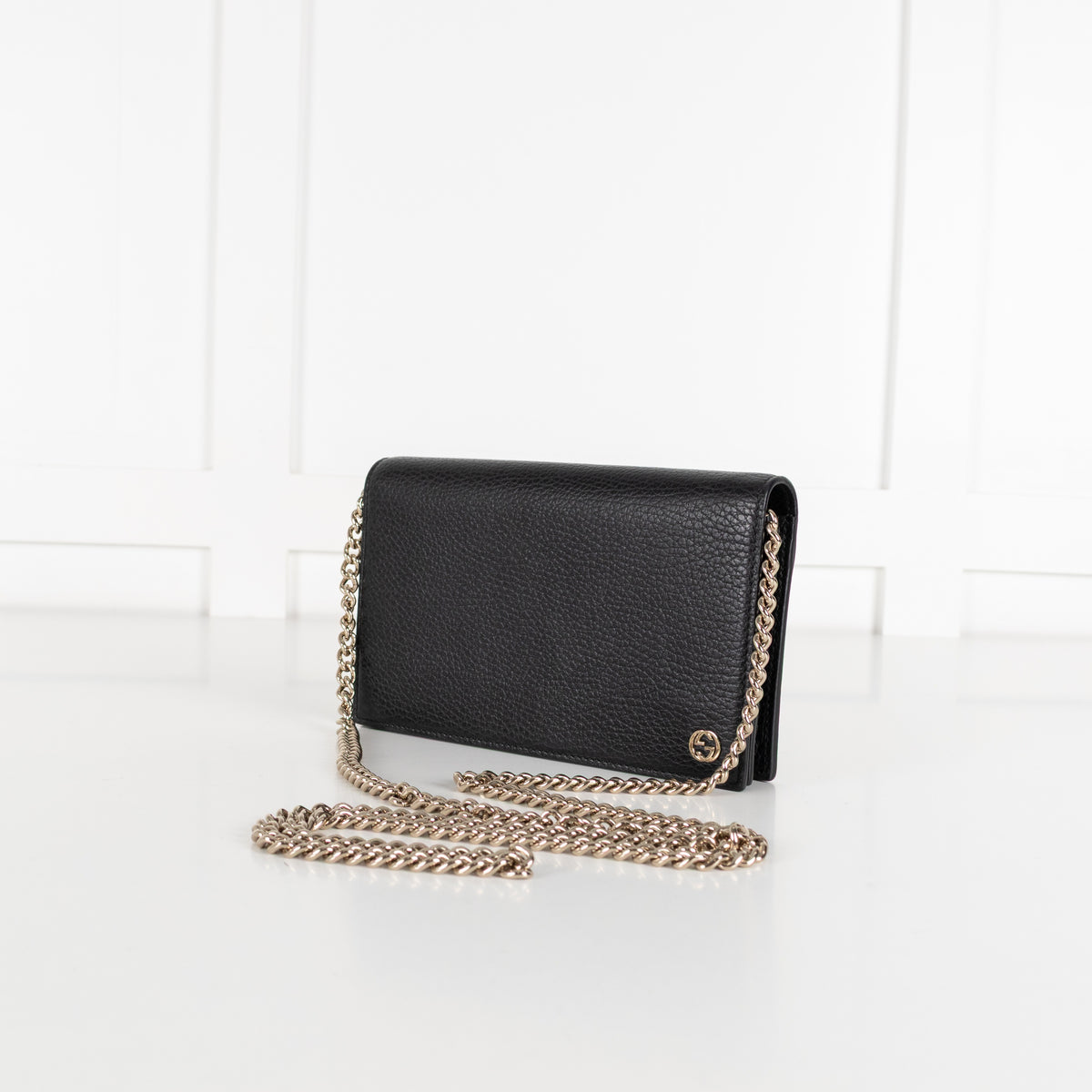 Gucci Black Betty Leather Wallet On Chain - Image 6