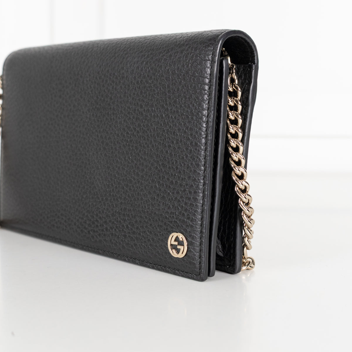 Gucci Black Betty Leather Wallet On Chain - Image 8