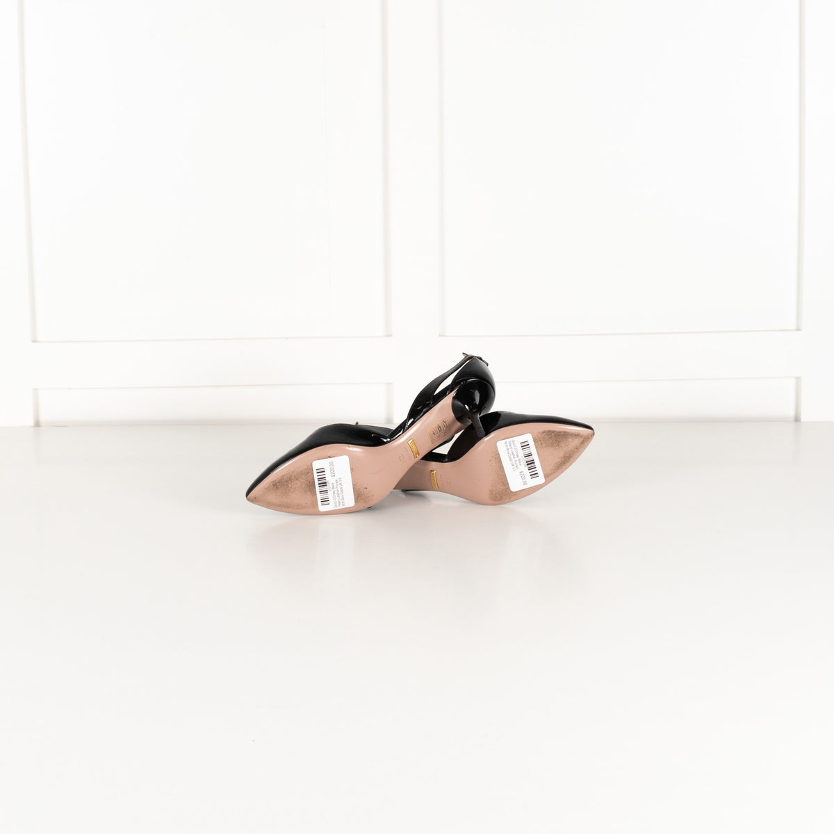 Gucci D'Orsay Black Patent Leather Pumps With Bow Detail UK 3.5 - Image 8