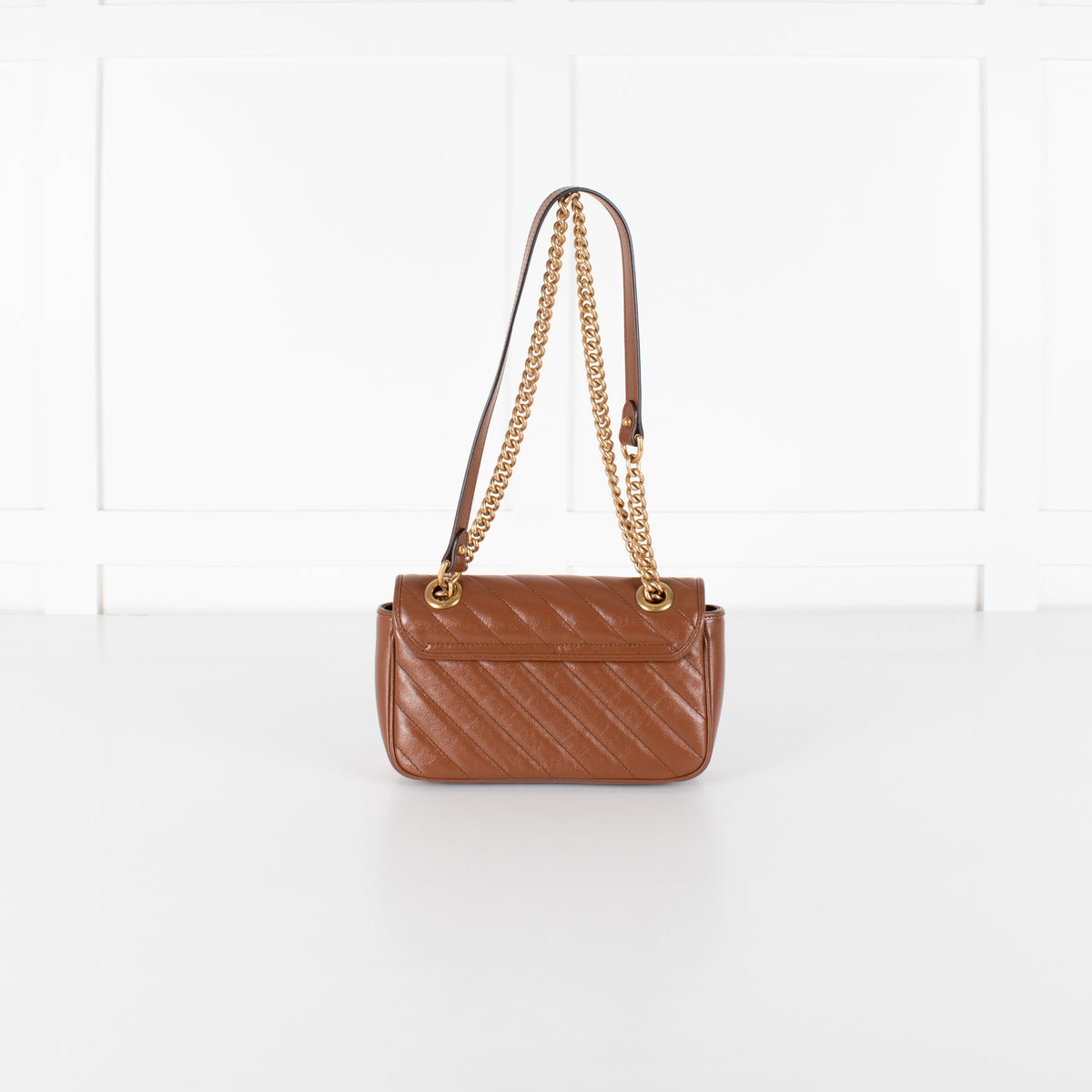 Gucci GG  Brown Marmont Matelasse Small  Bag - Image 6
