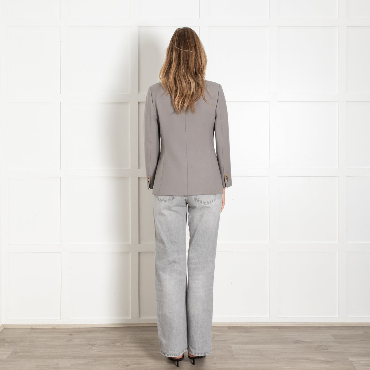 Gucci Light Grey Wool Single-Breasted Blazer - Image 5