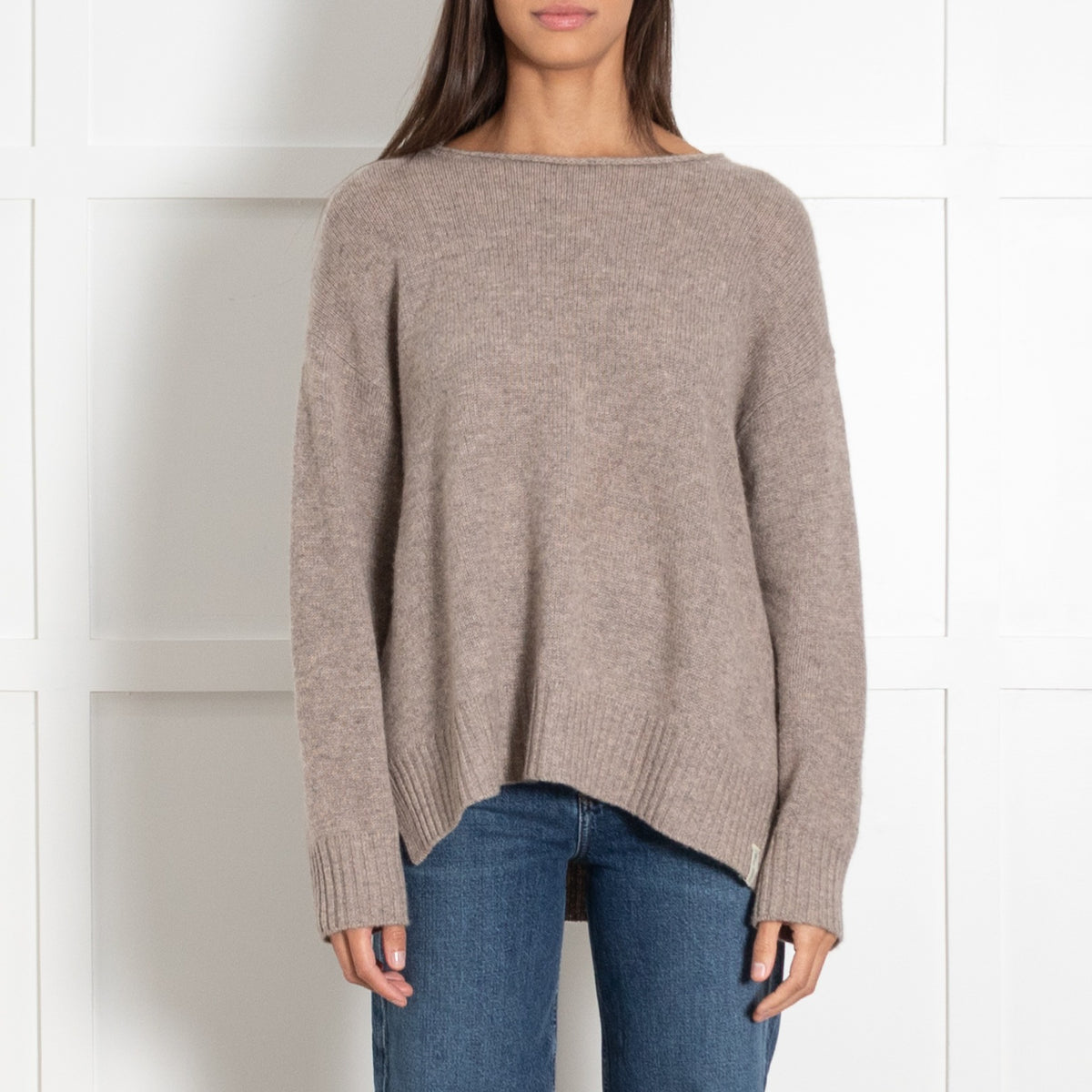 Henry Christ Cashmere Oatmeal Sweater - Image 2