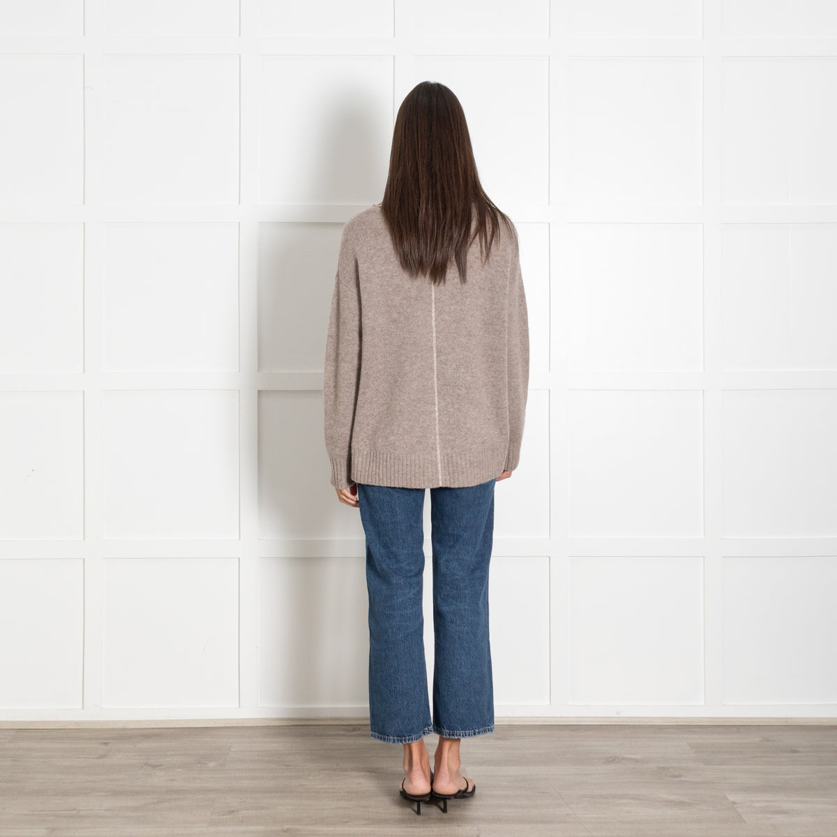 Henry Christ Cashmere Oatmeal Sweater - Image 5