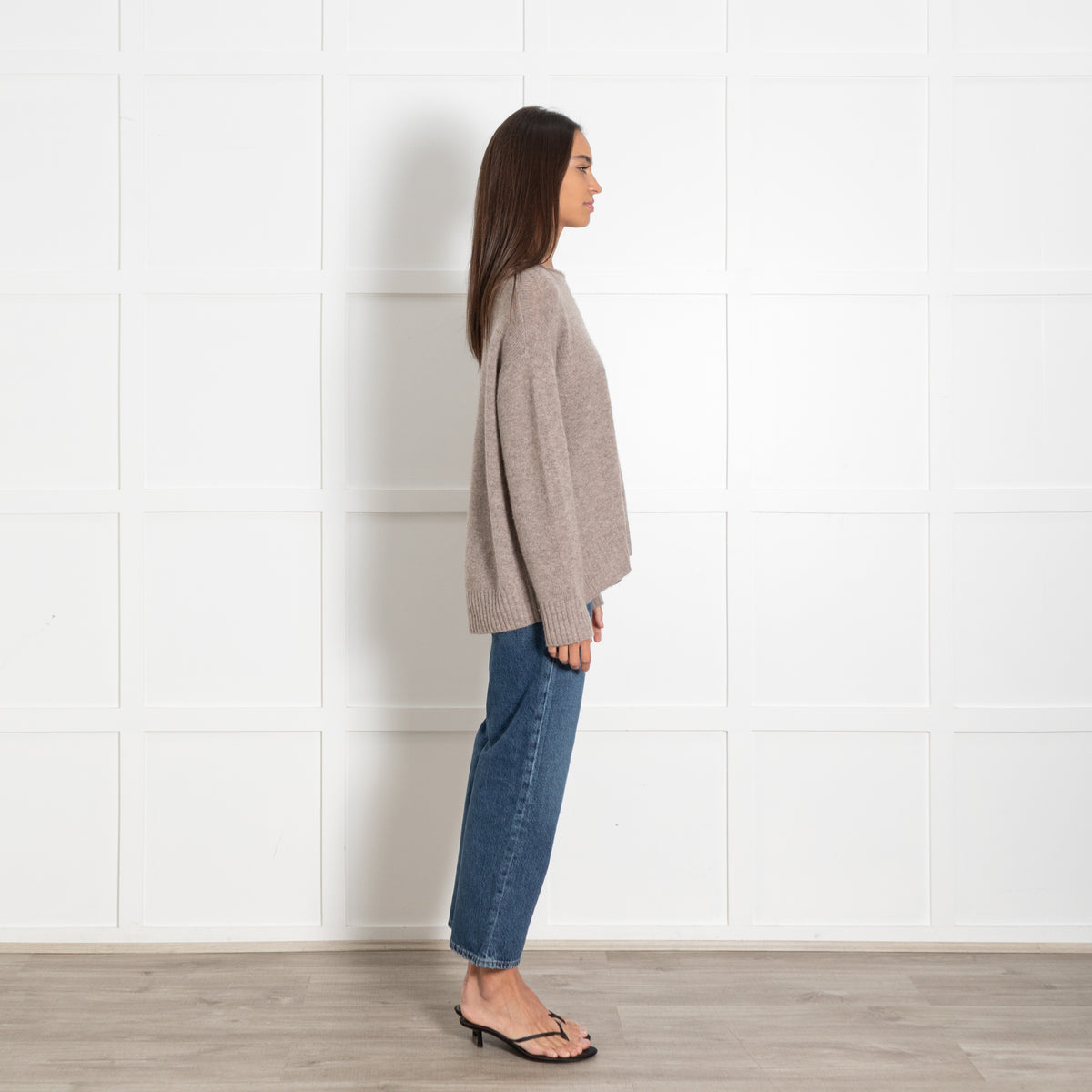 Henry Christ Cashmere Oatmeal Sweater - Image 6