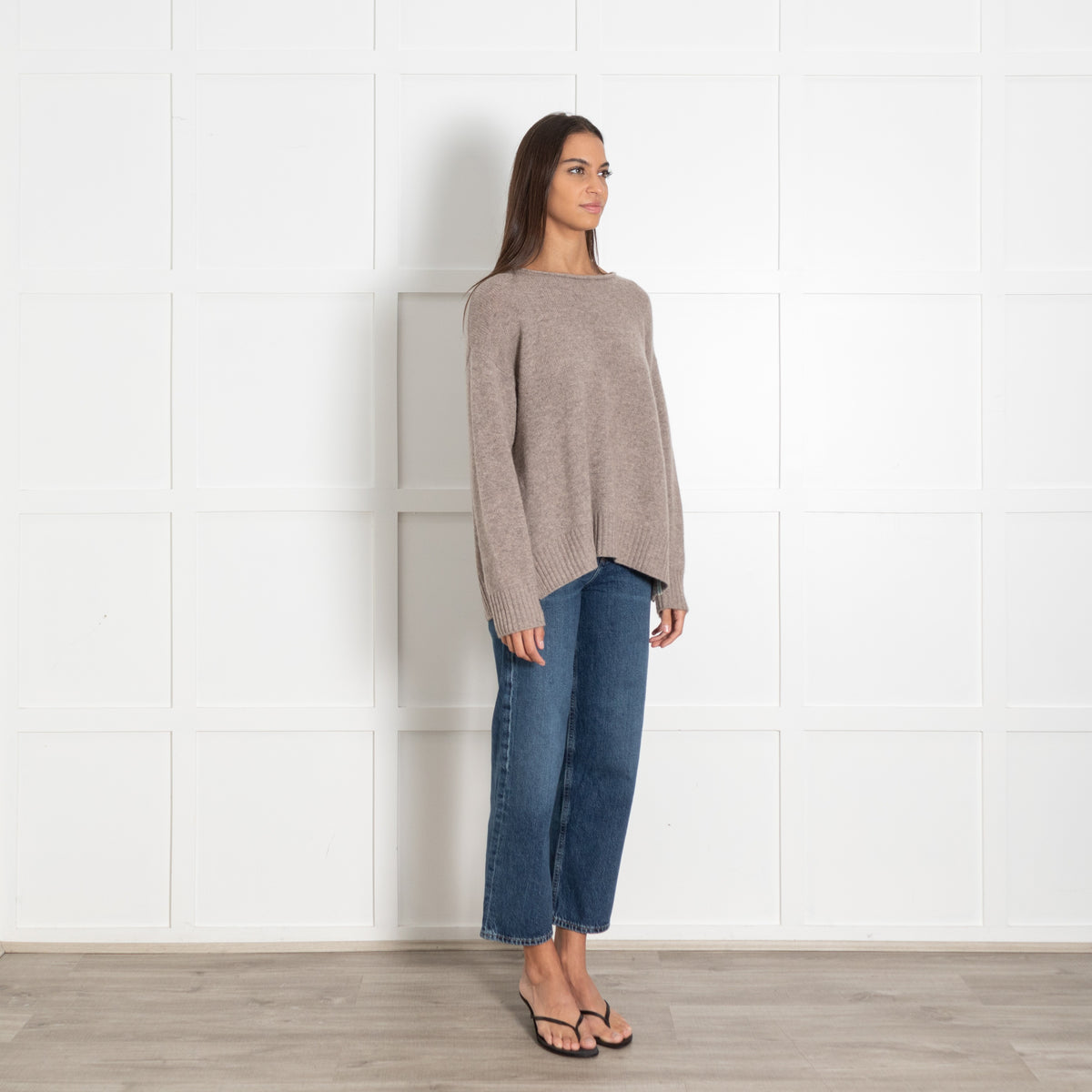 Henry Christ Cashmere Oatmeal Sweater - Image 7