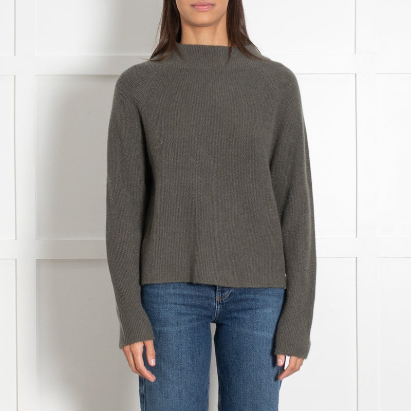 Henry Christ Khaki Cashmere Sweater - Image 2
