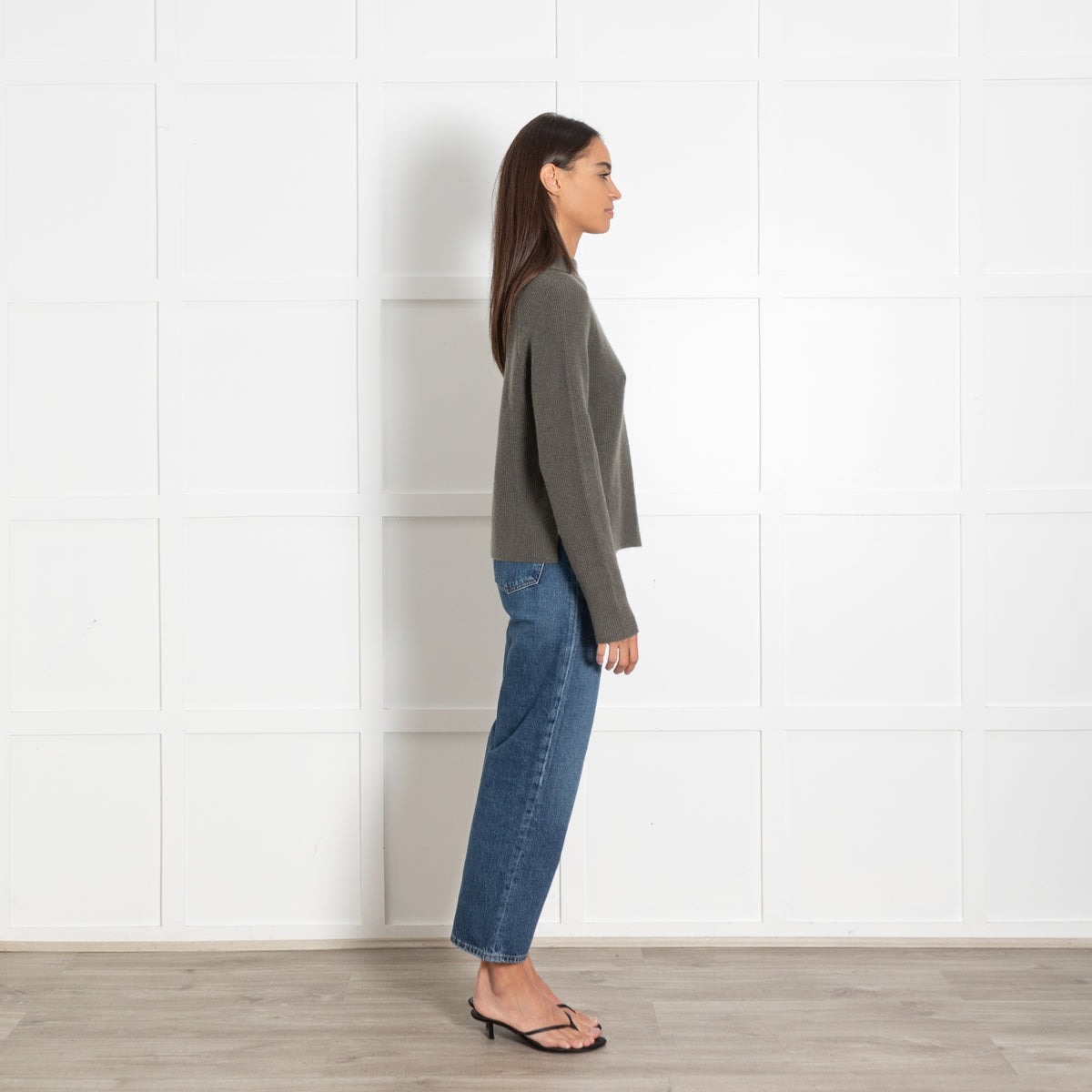 Henry Christ Khaki Cashmere Sweater - Image 6