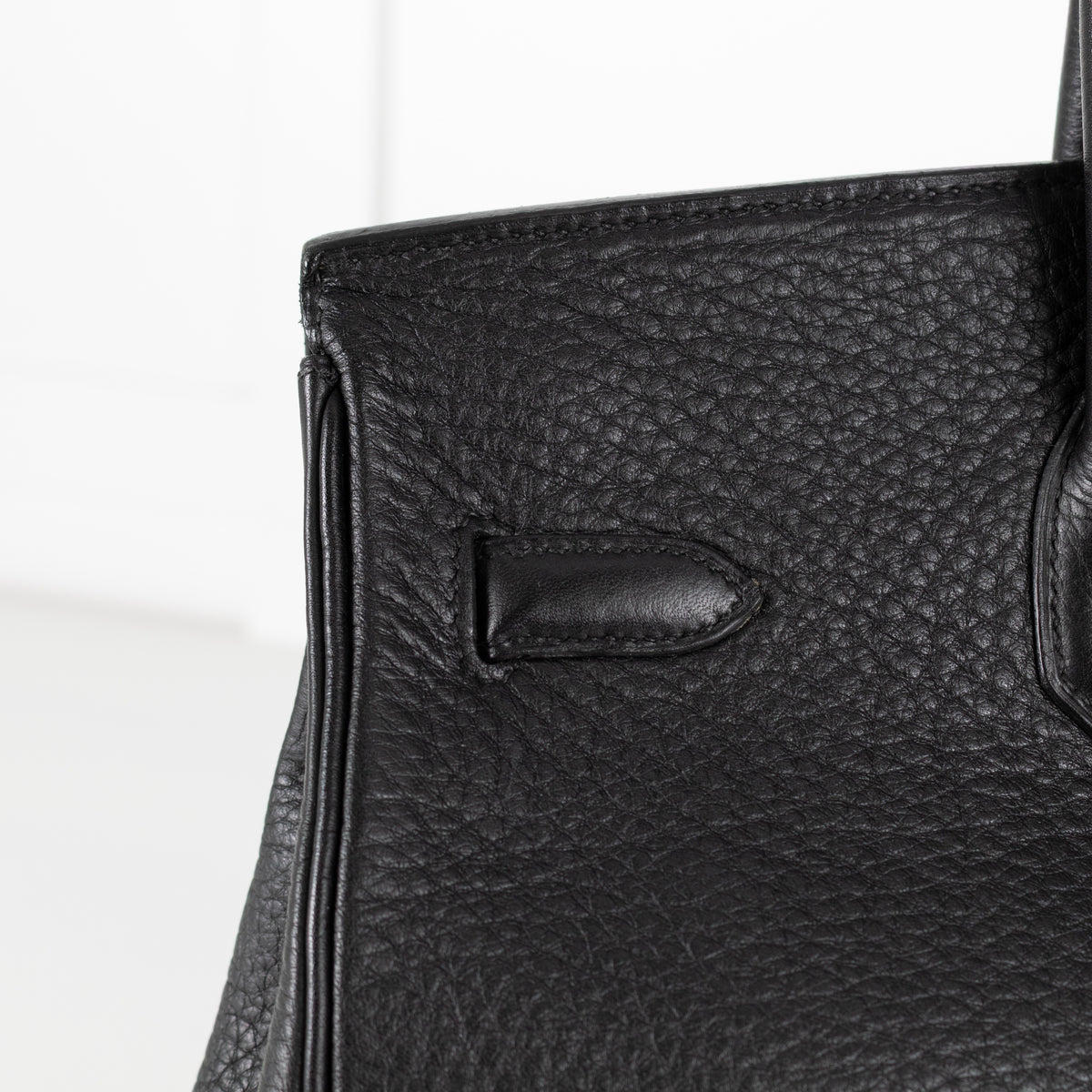 Hermès Birkin 35 Black Clemence Retourne with Gold Hardware - Image 15