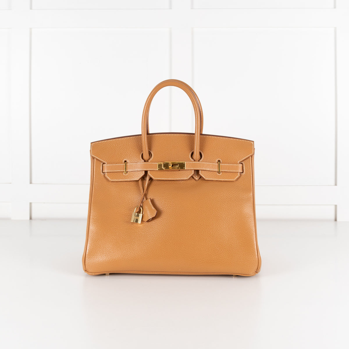 Hermès Birkin 35 Togo Leather Gold Hardware Handbag - Image 2