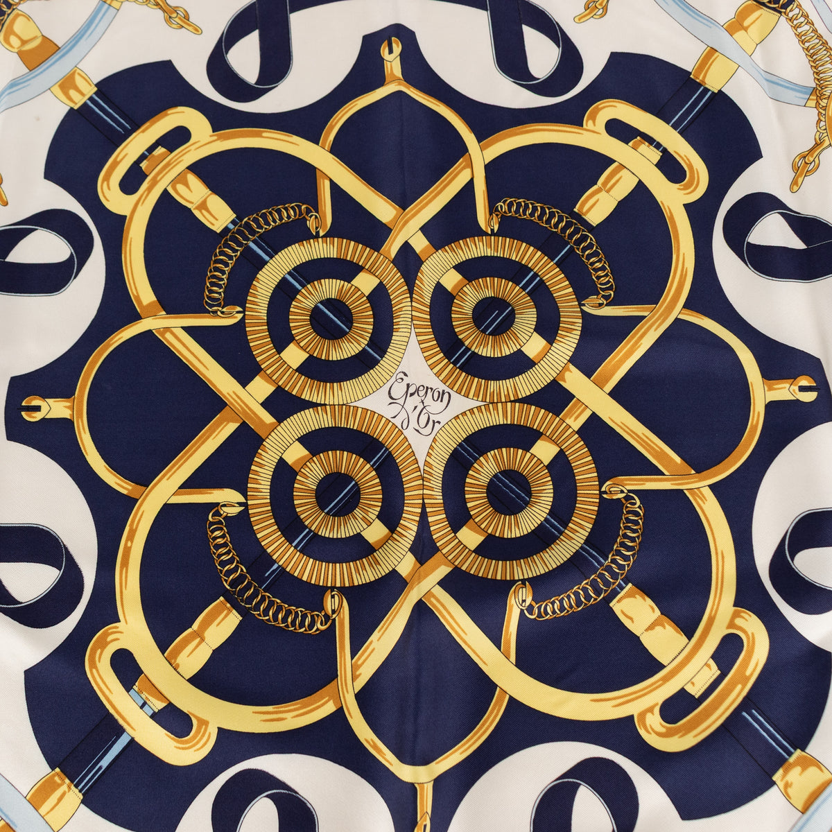 Hermes Eperon D'Or Silk Scarf - Image 5