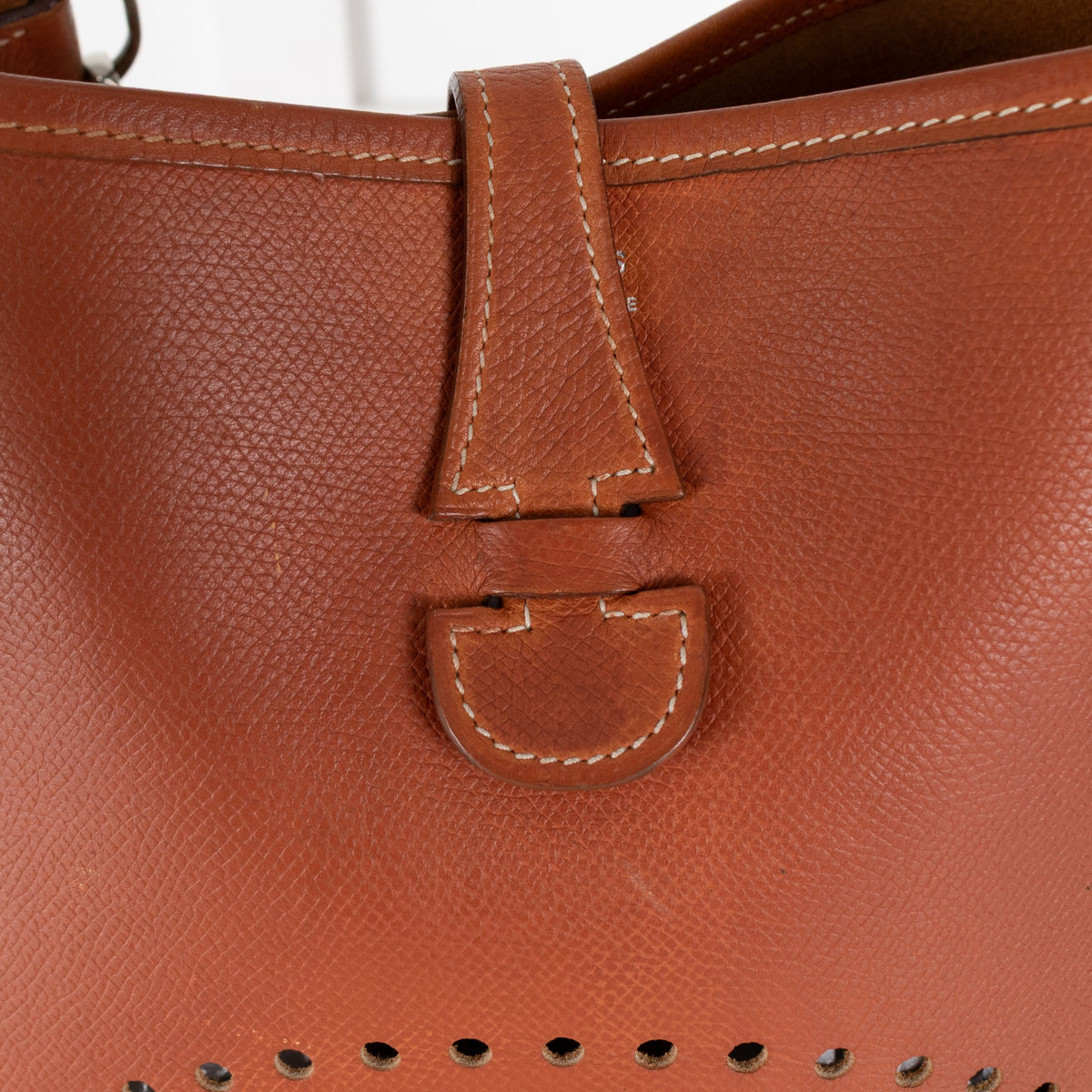 Hermès Evelyne Tan PM Leather Bag - Image 11