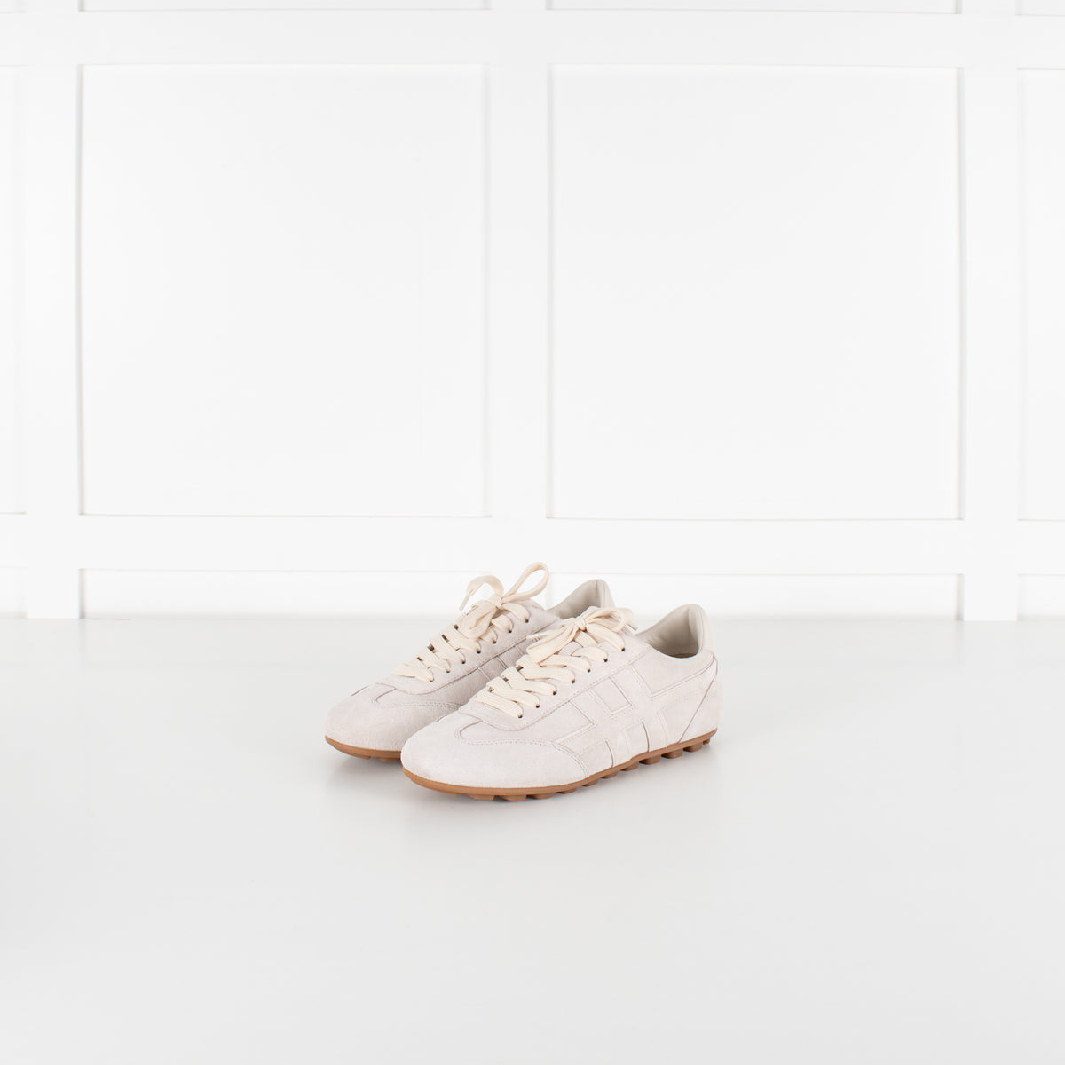 Hogan Olympia Suede Grey Sneakers - Image 1