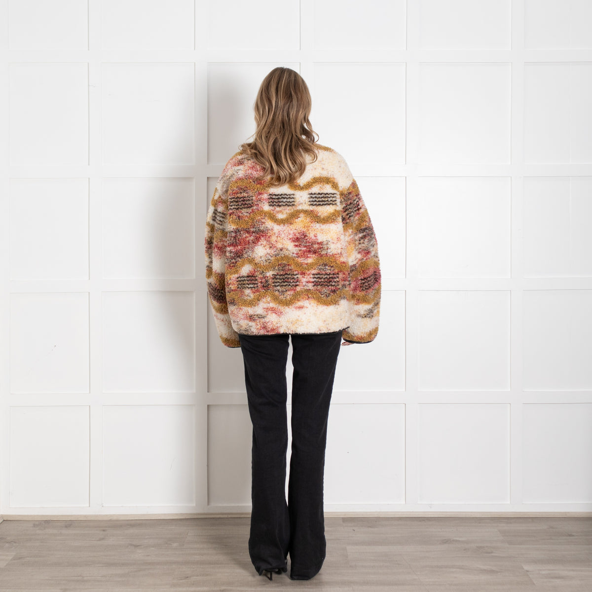 Isabel Marant Etoile Fleece Multicolour Umala Reversible Jacket - Image 4