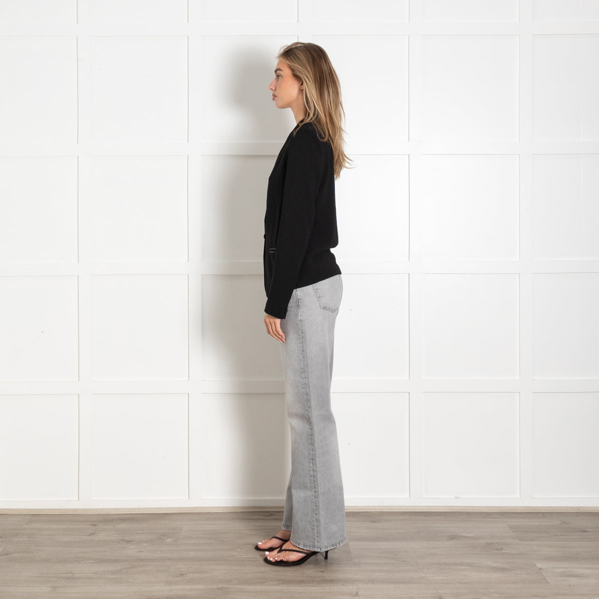 Isabel Marant Black Satin Trim Blazer - Image 4