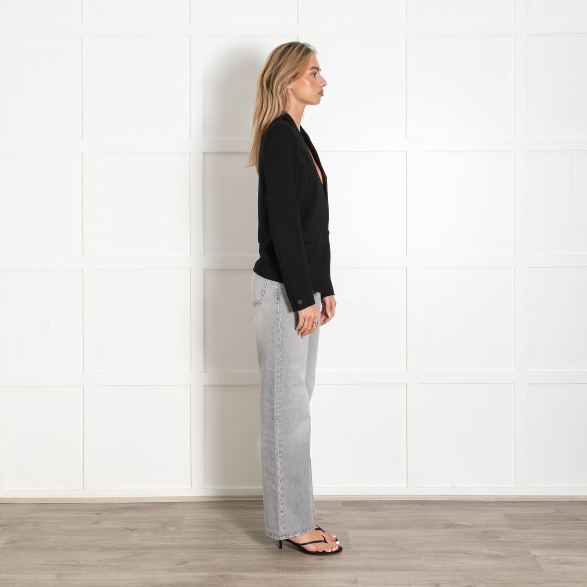 Isabel Marant Black Satin Trim Blazer - Image 6