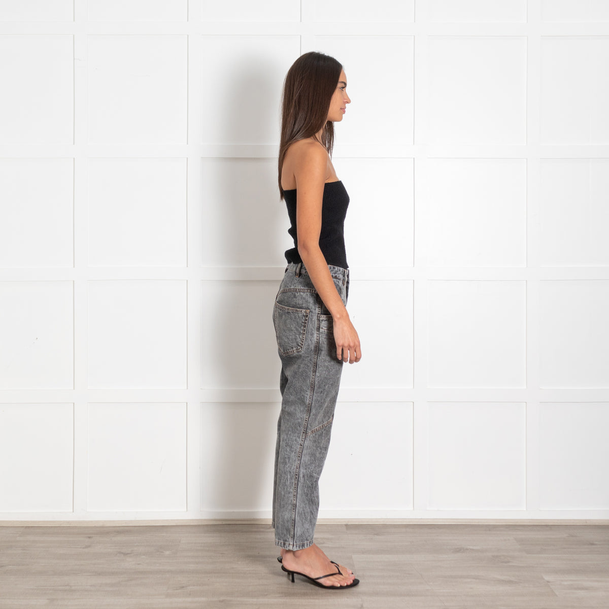 Isabel Marant Etoile Grey Denim Jeans - Image 6