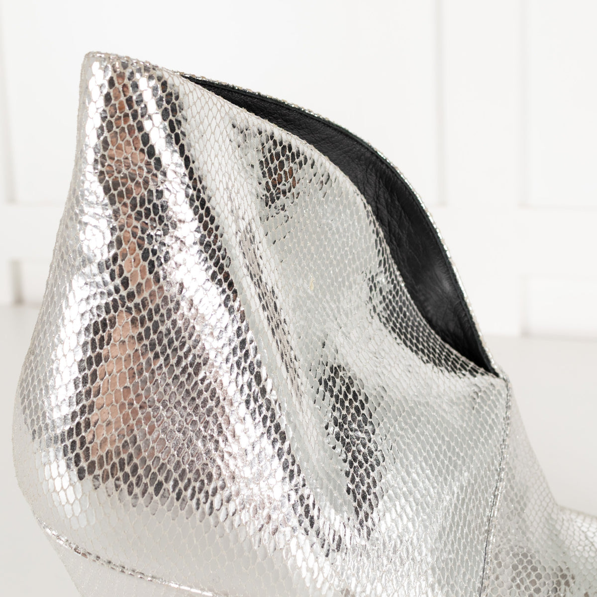 Isabel Marant Silver Embossed Leather Archenn Heeled Ankle Boots in Silver UK 5 - Image 11
