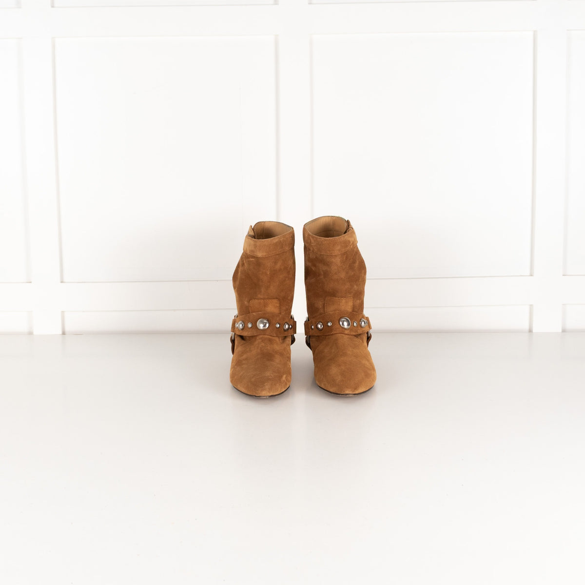 Isabel Marant Stania Tan Suede Ankle Boot UK 39 - Image 1